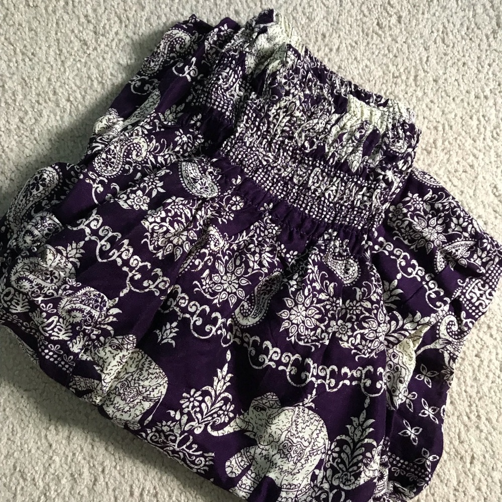 Purple Elephant Pants